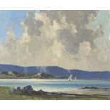 Frank McKelvey RHA RUA (1895-1974) NEAR TRAMORE, COUNTY DONEGAL oil on canvas titled on reverse;