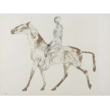 Dame Elisabeth Frink RA (British, 1930-1993) THE GREY RIDER, 1970 lithograph in two colours on T. H.