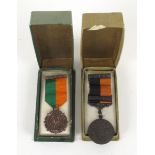 1916 Rising medal and 1917-1921 War of Independence combatant's medal.