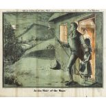 At the Rising of the Moon and Waiting for the French Two dramatic colour lithographic prints from