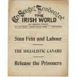 1918-1919 An Saogal Gaedhealac - The Irish World and Industrial Advocate A pro-Sinn Féin weekly,