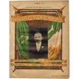 Wrap The Green Flag Round Me Boys" sheet music." Dedicated to Major John McBride, published by The