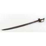 1742 pattern officer's sword 61st Regiment of Foot, South Gloucestershire. spiral grip and heart-