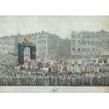 1821 Public Entry Into the City of Dublin" of George IV." After J. Haverty engraved by R. Havell &