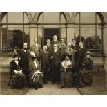 1913 (September 27) Photograph of Carson and his party at Craigavon for the March Past of the Ulster