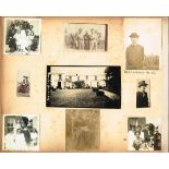 Circa 1902 - 1961 Photograph album, life of an Anglo-Irish family Oblong Folio. Hard Cover. This