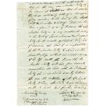 1801 & 1815 Two witness statements, one signed by Lord Norbury and one by Lord Kilwarden. Two
