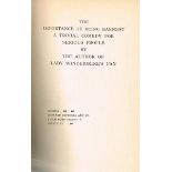 Wilde, Oscar. The Importance of Being Earnest: A Trivial Comedy for Serious People. By the Author of