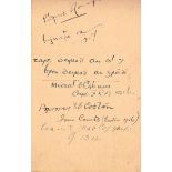 1916 -1918 an important autograph book including Michael Collins, W. T. Cosgrave, Thomas Ashe, Harry