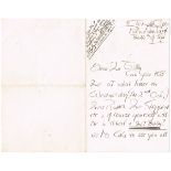 Grace Gifford (1888-1905) letter to B. I . Tilly, 24 September 1907. 3pp including pen and ink