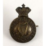 1881-pattern Connaught Rangers glengarry badge A brass glengarry badge. 3 x 2in. (7.62 x 5.