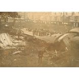 1903 Photograph of train crash at Waterloo Station on the Southport to Liverpool Line A photograph