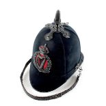 1901 - 1922 Royal Irish Constabulary cloth helmet. Royal Irish Constabulary helmet, blue cloth