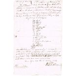 1821 - 1829, Carlow, reforestation scheme. Collection of 28 notifications for planting of trees.