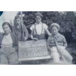 A collection of negatives including Irish Refugees Arrive at Lackagh"" Intriguing picture of