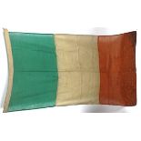 1916-1921 period Tricolour flag owned by William Halpin, Irish Citizen Army, 1916 veteran, City Hall