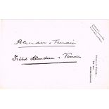 1905-28 collection including signatures and letters from Lord Lieutenant and Governor-General of