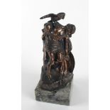 1966. 1916 Rising commemorative bronze model of 'The Dying Cúchulainn' by Oliver Sheppard The