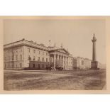 Late 19th Century photograph of the General Post Office, Dublin. The General Post Office,