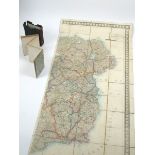 Mid 19th century, James Wyld, Geographer to the Queen, case map of Ireland. A map of the island of