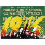 1916 Rising 75th Anniversary, The Provisional Government by Robert Ballagh Colour lithograph,