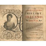 Ware, Sir James. The antiquities and history of Ireland. Five parts in one. First edition in English