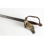1798, George III Infantry officer's sword With silk tassel embroidered width George's Cross and