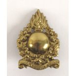 A pre-1881 Royal Limerick County Militia glengarry badge A brass glengarry badge. 1¾ x 2¾