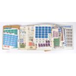 Great Britain Elizabeth II mint accumulation Includes large blocks, part sheets, with 1960 CEPT (