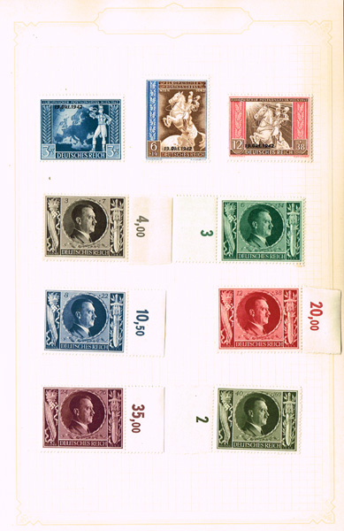 Germany used and mint collection, 1870-1942. Housed in two albums, with 1899 to 3RM used, 1902 to - Image 2 of 2