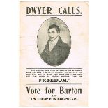 1918 General Election, Sinn Fein handbills A collection of fourteen handbills seeking votes for Sinn