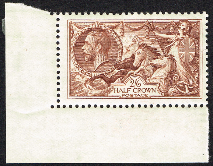 Great Britain. 1934 Seahorse High Values, re-engraved issue. 2s6d, 5s and 10s mint, fine, lightly