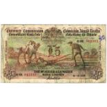 Currency Commission Consolidated Banknote 'Ploughman' Munster & Leinster Bank Five Pounds 6-5-29