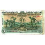 Currency Commission Consolidated Banknote 'Ploughman' National Bank One Pound 3-1-36 24NA090728.