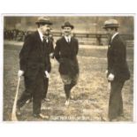 1921 (September 12) Michael Collins and Harry Boland at Croke Park, photograph. A large scale