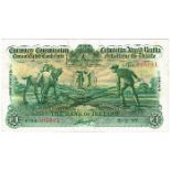 Currency Commission Consolidated Banknote 'Ploughman' Bank of Ireland One Pound 8-2-37 67BA005001.