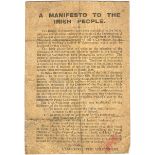 1916-1922 Political ephemera and reportage. A collection of contemporary newspaper clippings,