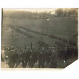 1913 Ulster Volunteers photographs. A photograph of a large gathering of Ulster Volunteers; an