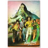 Rolling Stones Tour of Europe programme, signed by all five band members, backstage photos and