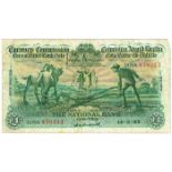 Currency Commission Consolidated Banknote 'Ploughman' National Bank One Pound 14-2-35 21NA078313.