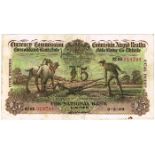 Currency Commission Consolidated Banknote 'Ploughman' National Bank Five Pounds 6-5-29 02NK010791.