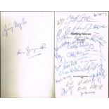 GAA. Eddie Keher, Hurling Heroes. Signed. Blackwater Press, Dublin, 2000. 167pp. Signed by large
