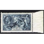 Great Britain. 1934 Seahorse, re-engraved issue, 10s. Fine well centred unmounted mint marginal. L