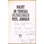 Neil Jordan, signed first edition and signed photograph. Jordan, Neil. Night in Tunisia and Other