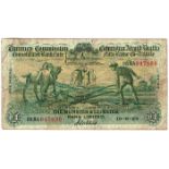 Currency Commission Consolidated Banknote 'Ploughman' Munster & Leinster Bank One Pound 10-6-29