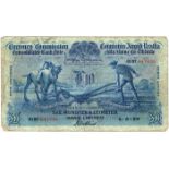 Currency Commission Consolidated Banknote 'Ploughman' Munster & Leinster Bank Ten Pounds 6-5-29