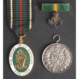 20th century Irish Regiments, commemorative decorations. A gilt metal and enamel Royal Irish Rangers