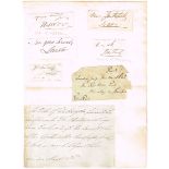 1841 (September 2) Commission signed by Queen Victoria and six autograph signatures. A commission to