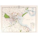 1925 The civic survey : Dublin and environs, Maps from The Dublin civic survey report prepared by