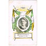 1917 - 1920 Thomas Ashe & Terence Macswiney A collection of four printed cards commemorating